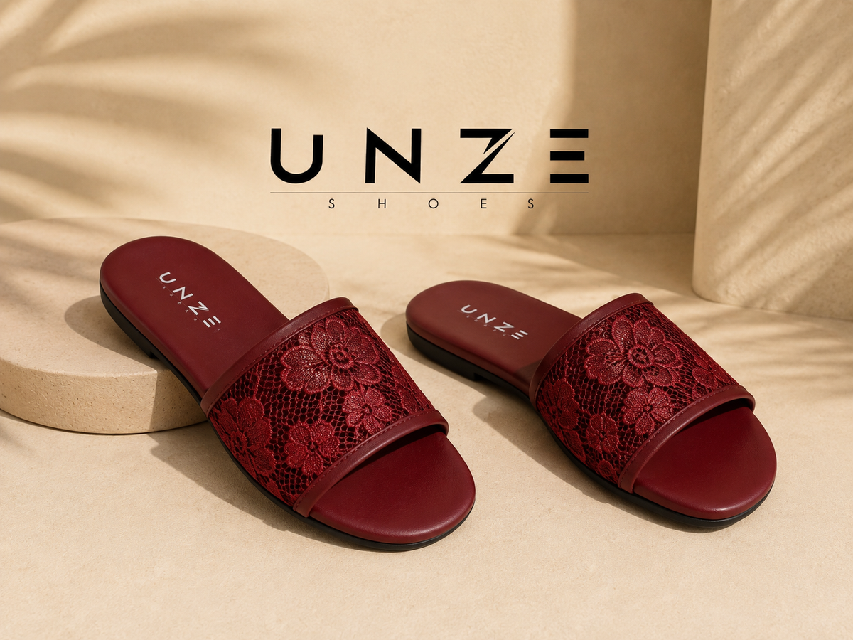 Traditional Lace Slides